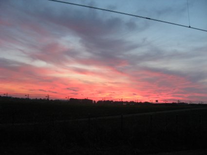 sunset in NL