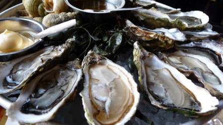 Oysters at Hotel New York Restaurant, Rotterdam
