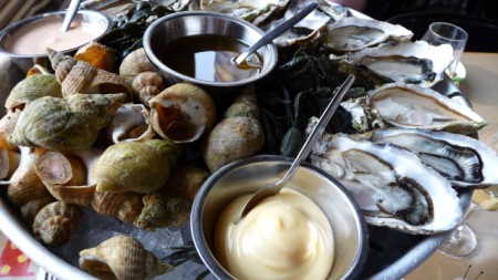 Oysters at Hotel New York Restaurant, Rotterdam
