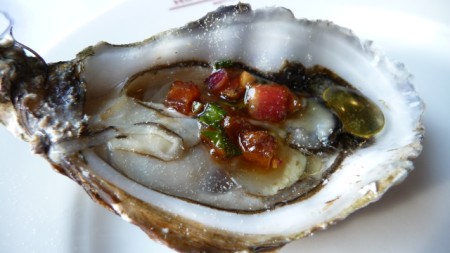Oysters at Hotel New York Restaurant, Rotterdam