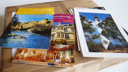 Lao stamps package