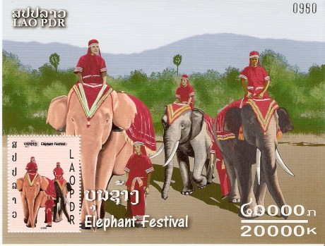 elephant festival Lao ms