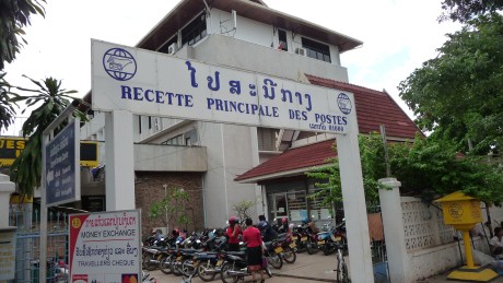 Lao Post Office in Vientiane