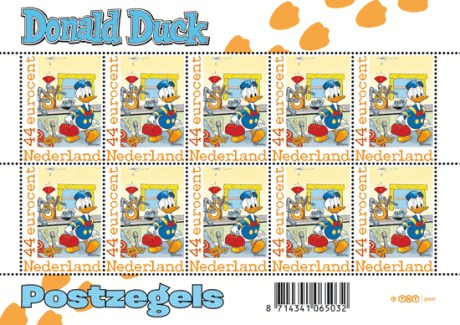 Donald Duck Dutch Stamps