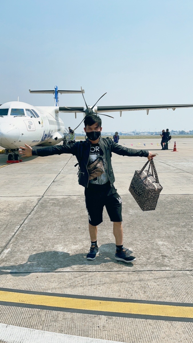 Lao Airlines ATR Flight To Luang Prabang Sao Darly