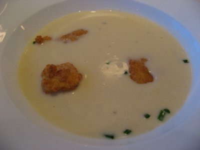 fish and cream soup