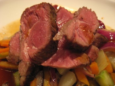 lamb with mixed vegetables