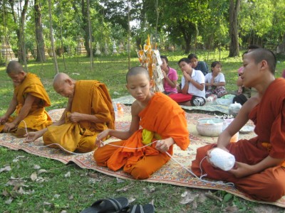 Buddhist ceremony for Grand Papa