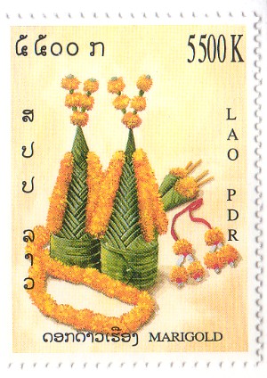Marigold Lao Stamp