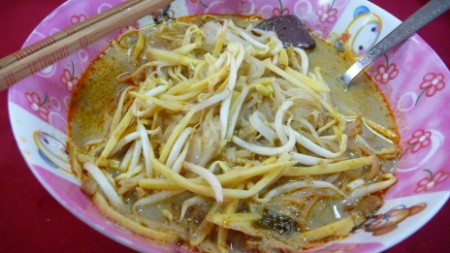 Lao Sticky Rice Curry Noodle Soup