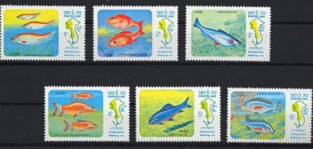 Fish of the Mekong Lao Stamp