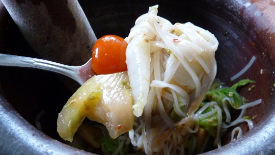 Lao Food - Spicy Noodle Salad