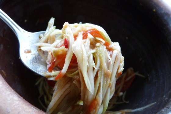 Lao Food Green Papaya Salad